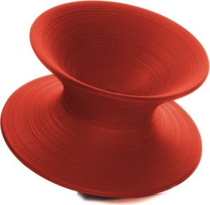 Fotel Spun czerwony – nowoczesny design, wygodny, wytrzymały materiał