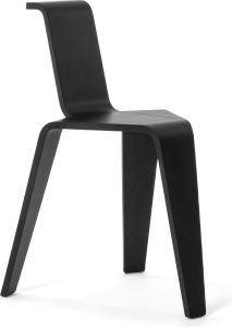 Krzesło Aka czarne – nowoczesny design, wygodne siedzisko, wysokiej jakości materiały