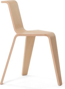Krzesło Aka naturalne – elegancki design, drewniana konstrukcja, wygodne siedzisko