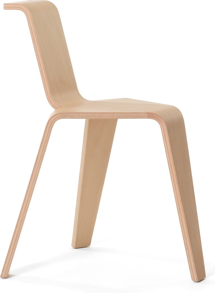 Krzesło Aka naturalne – elegancki design, drewniana konstrukcja, wygodne siedzisko