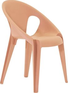 Krzesło Bell koralowe – elegancki design, wygoda, nowoczesny styl