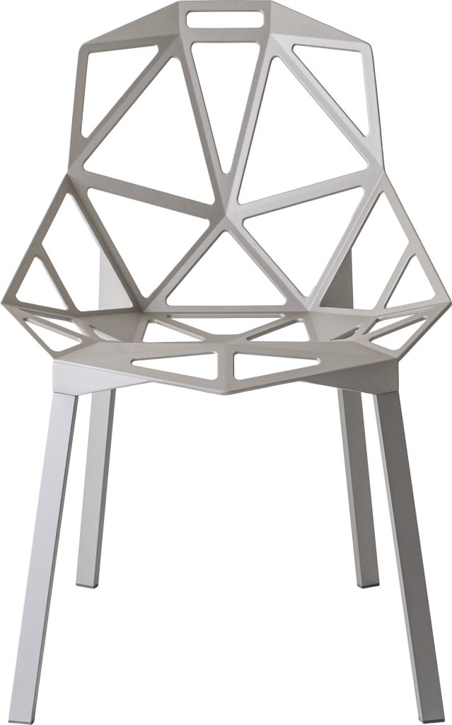 Krzesło Chair_One szare – nowoczesny design, wygodna konstrukcja, trwały materiał