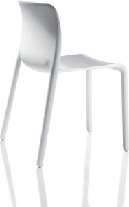 Krzesło First białe – nowoczesny design, ergonomiczny kształt, wygodne siedzisko, idealne do biura i domu