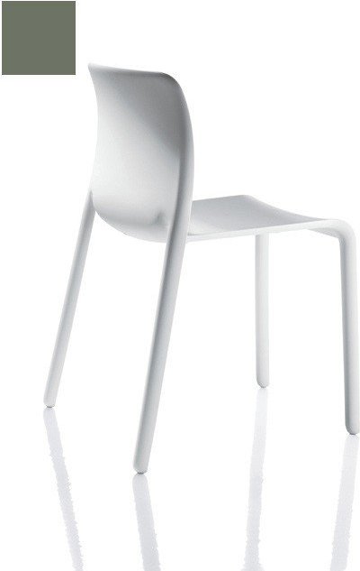 Krzesło First oliwkowe – nowoczesny design, komfortowe siedzisko, trwały materiał