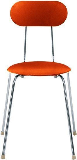 Krzesło Mariolina pomarańczowe – nowoczesny design, wygoda, idealne do salonu i jadalni