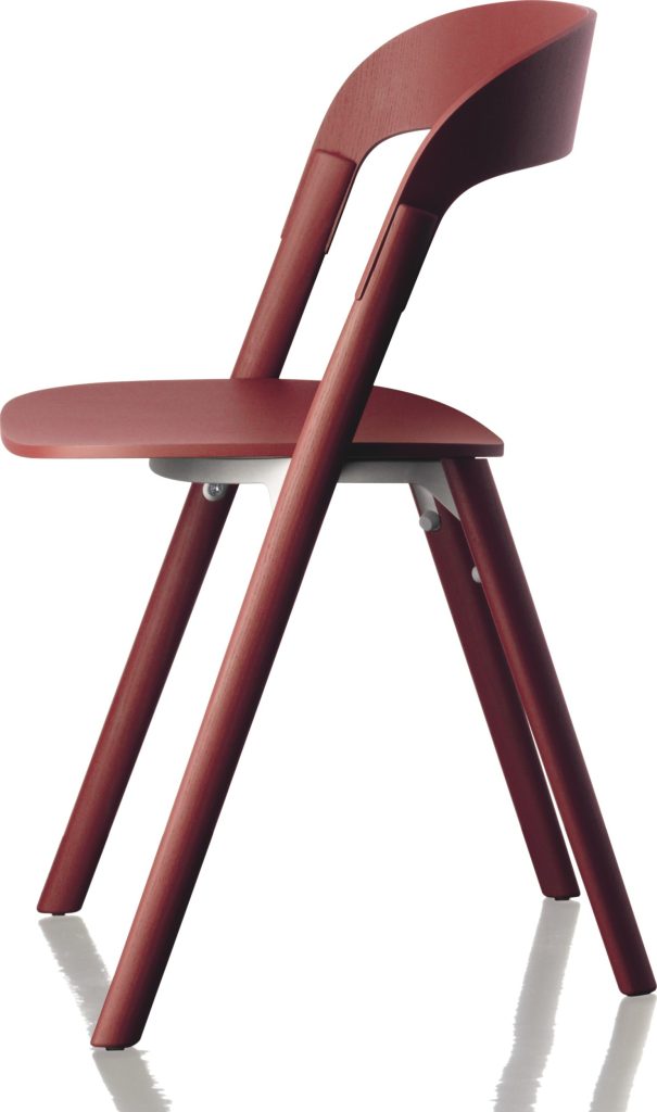 Krzesło Pila czerwone – nowoczesny design, wygodne siedzisko, trwałe materiały
