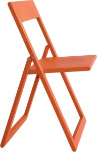 Krzesło składane Aviva koralowe – praktyczność, lekkość, nowoczesny design