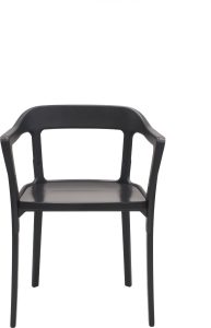 Krzesło Steelwood antracytowe buk – nowoczesny design, wygoda, trwałość