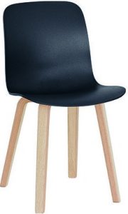 Krzesło Substance jesion czarne – nowoczesny design, komfortowe siedzisko, trwała konstrukcja