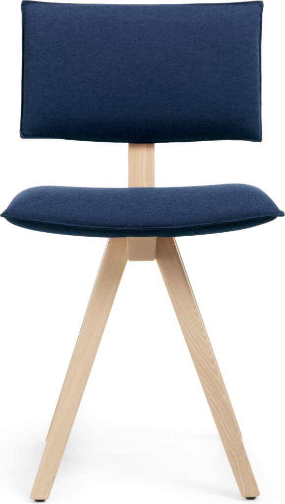 Krzesło Trave Fidivi Torino 9616 granatowe nogi jesion – elegancki design, komfort, trwałość