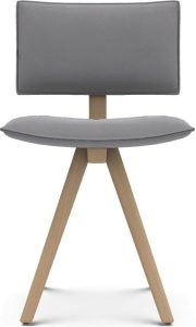 Krzesło Trave Reflect 124 szare nogi jesion – nowoczesny design, trwałe materiały, wygodne siedzenie