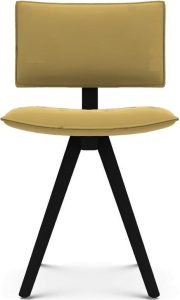 Krzesło Trave Reflect 434 żółte nogi jesion barwiony – elegancki design, trwałe materiały, komfortowe siedzisko