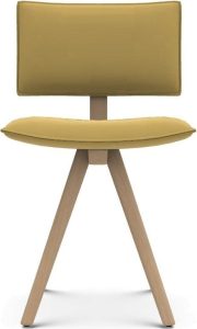 Krzesło Trave Reflect 434 – nowoczesny design, żółte nogi, jesion