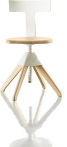 Krzesło Tuffy naturalne siedzisko białe oparcie – elegancki design, trwałe materiały, uniwersalne zastosowanie