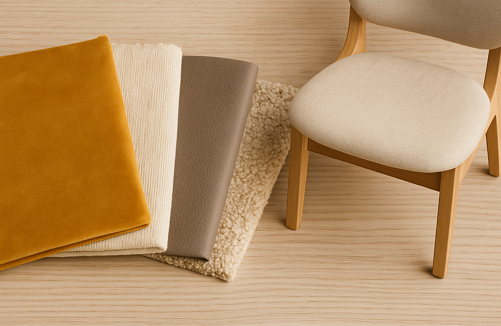 materiały na krzesło