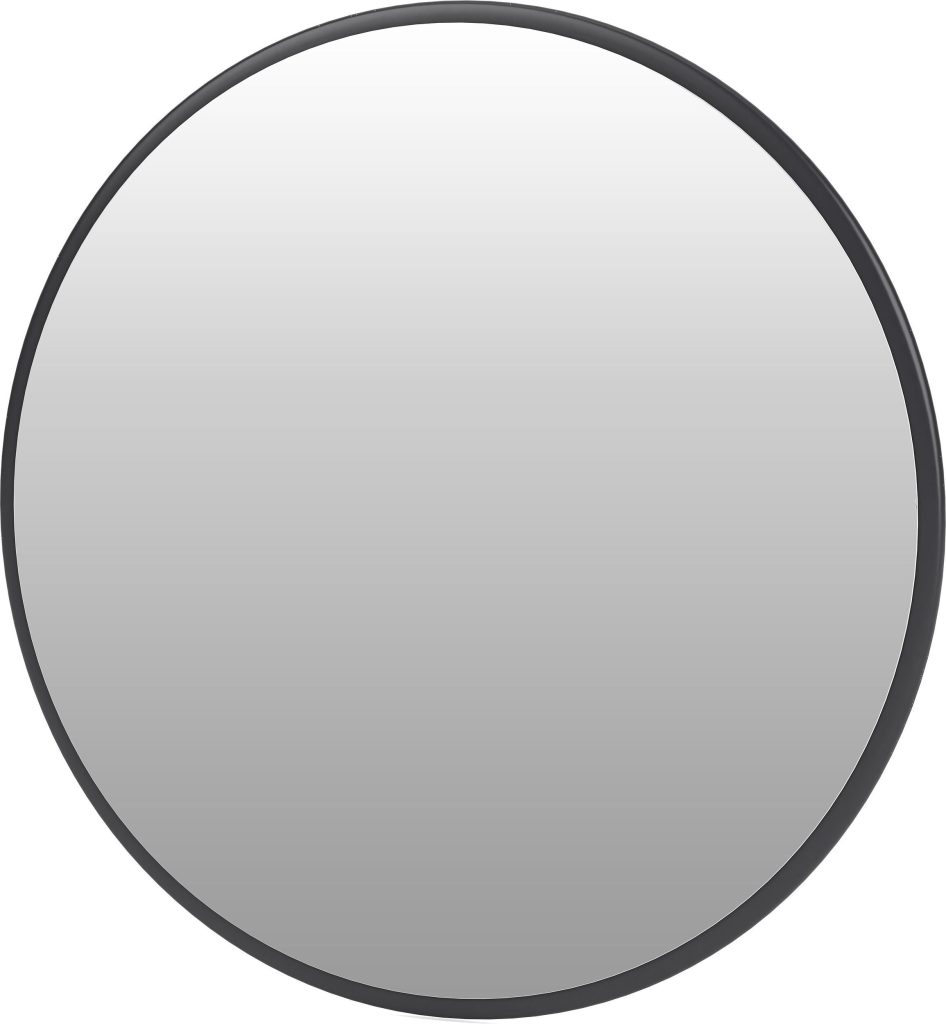 Lustro ścienne Montana Mini okrągłe antracytowe – nowoczesny design, mały rozmiar, elegancki kolor