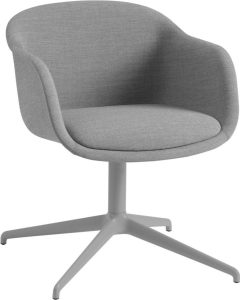 Fotel Fiber Conference Swivel Remix 133 tapicerowany – aluminiowe nogi, nowoczesny design
