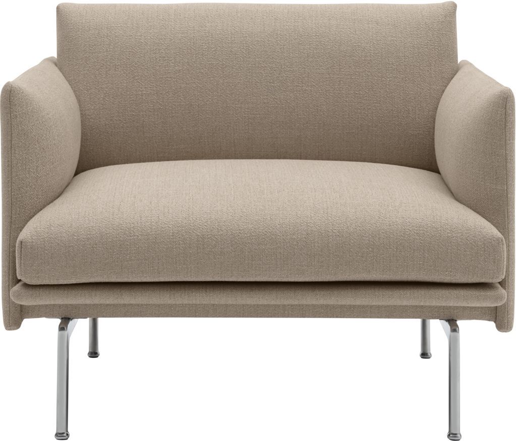 Fotel Outline Ecriture 240 nogi aluminium – nowoczesny design, trwałe materiały, eleganckie wykończenie