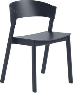 Krzesło Cover granatowe – nowoczesny design, wygodna konstrukcja, materiał wysokiej jakości