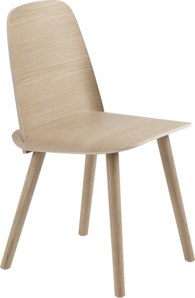 Krzesło Nerd jasny dąb – nowoczesny design, wygodne siedzisko, trwałe materiały