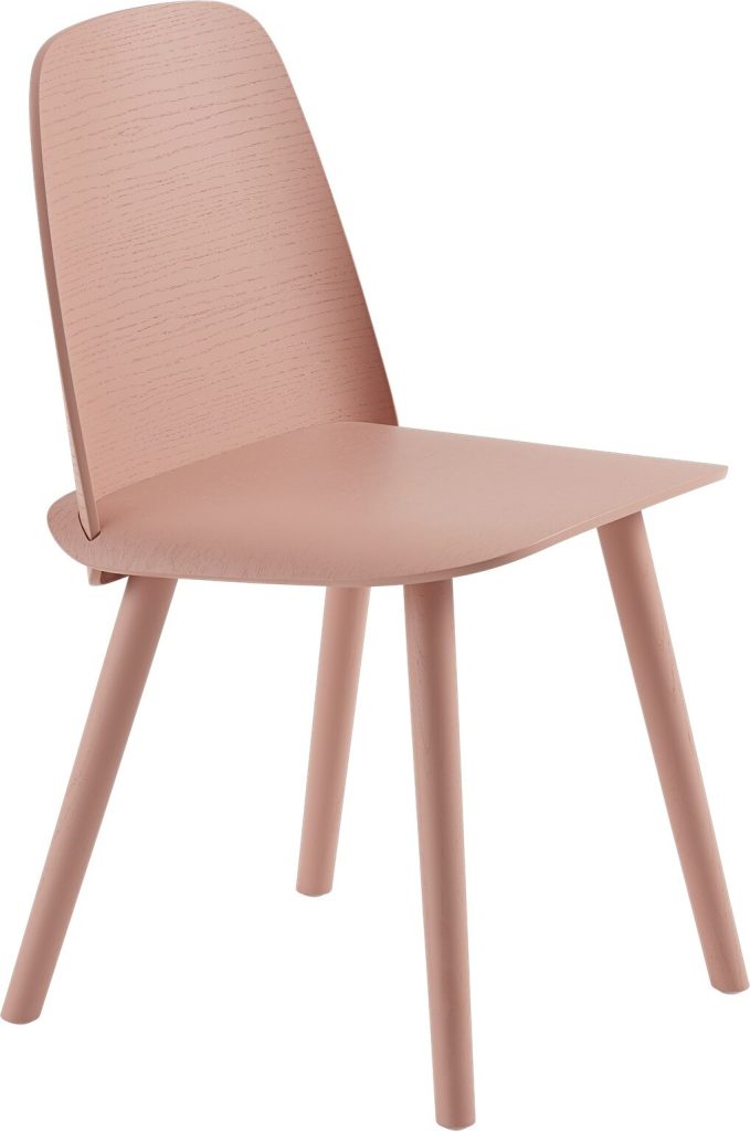 Krzesło Nerd różane – nowoczesny design, wygodne siedzisko, styl skandynawski