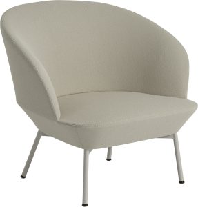 Krzesło Oslo Tube Vidar 146 40 cm tapicerowane nogi szare – nowoczesny design, komfort użytkowania, elegancki styl