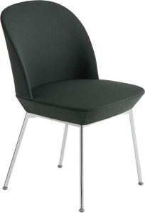 Krzesło Oslo Twill Weave 990 na chromowanych nogach – nowoczesny design, trwały materiał, eleganckie wykończenie