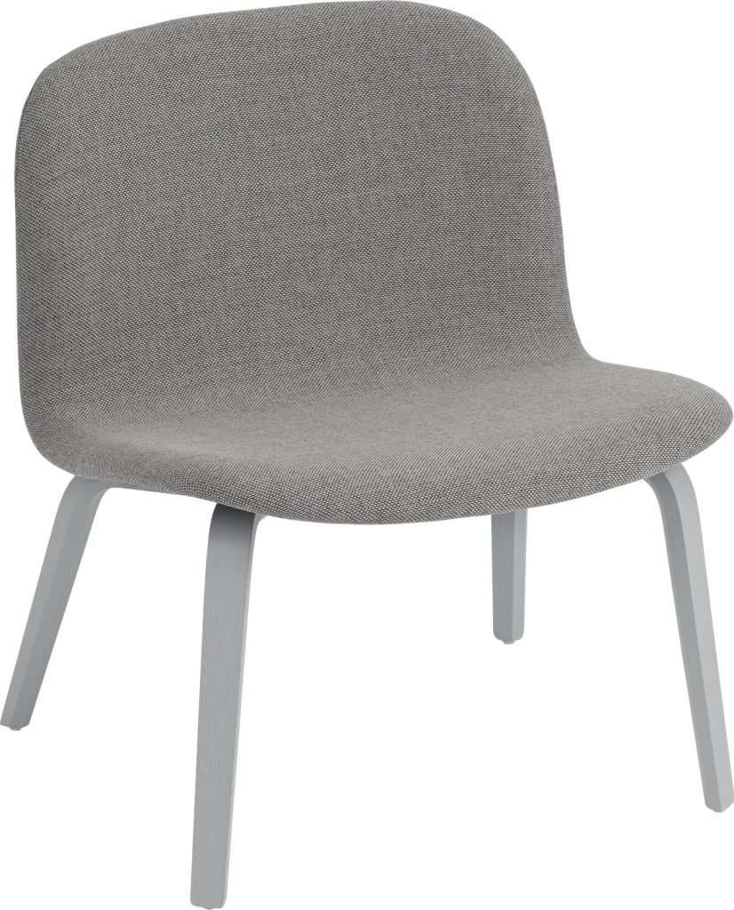 Krzesło Visu Re Wool 108 39,5 cm tapicerowane – nowoczesny design, miękka tapicerka, wysokość 39,5 cm