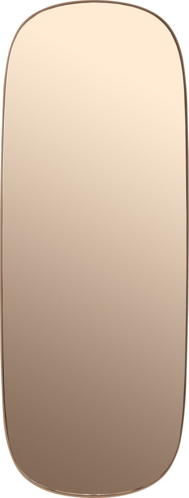 Lustro ścienne Framed L różowe ze szkłem różowym – elegancki design, idealne do nowoczesnych wnętrz