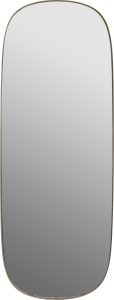 Lustro ścienne Framed L taupe – elegancka rama, kolor taupe, rozmiar L, idealne do wnętrz