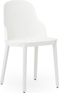 Krzesło Allez PP białe – nowoczesny design, wygodne siedzisko, trwały materiał