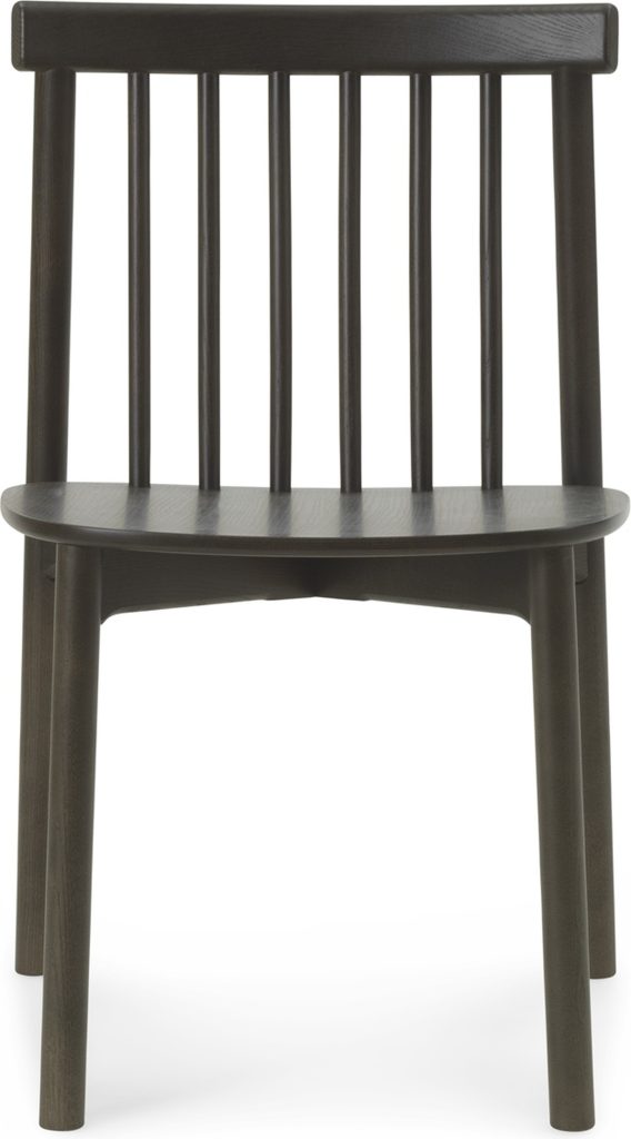 Krzesło Pind ciemny jesion – elegancki design, wygodne siedzenie, naturalny materiał