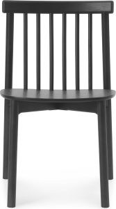 Krzesło Pind czarny jesion – nowoczesny design, wygodna forma, trwały materiał