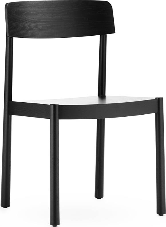 Krzesło Timb czarne – nowoczesny design, wygodne siedzisko, trwałe materiały