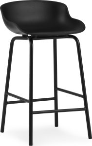 Stołek barowy Hyg 65 cm czarny – nowoczesny design, wysoka jakość, idealny do kuchni i barów