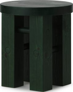 Stołek Fyr 45 cm ciemnozielony – nowoczesny design, wysoka jakość, wygodny i praktyczny