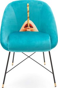 Fotel Seletti Wears Toiletpaper Drill – unikalny design, kolorowy, materiał tekstylny