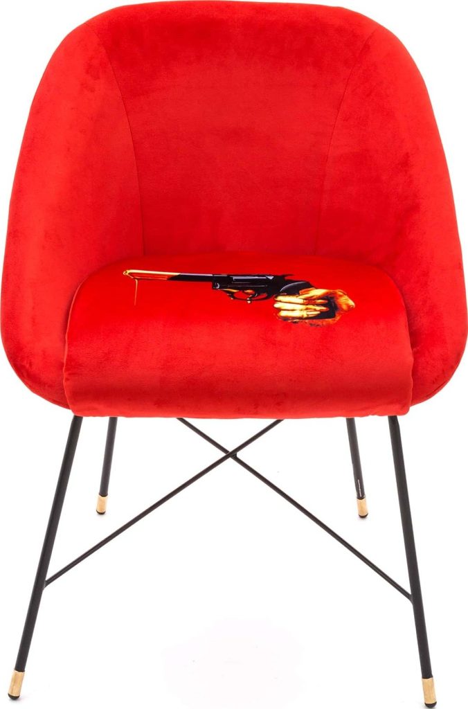 Fotel Seletti Wears Toiletpaper Revolver – unikalny design, różne kolory, nowoczesny styl