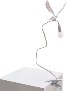 Lampa biurkowa Sparrow Landing z klipsem – mobilna, nowoczesna, funkcjonalna