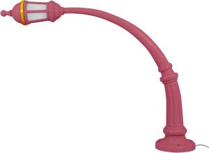 Lampa podłogowa Street Lamp różowa – nowoczesny design, elegancki kolor, praktyczne zastosowanie