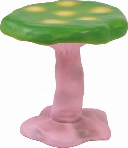 Stołek Amanita zielony – nowoczesny design, komfort, trwały materiał