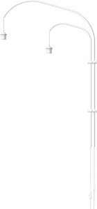 Ramię do lamp Willow Double białe – elegancka konstrukcja, nowoczesny design, idealne do biura i salonu