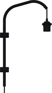 Ramię do lamp Willow Mini czarne – elegancki design, praktyczność, idealne do małych przestrzeni