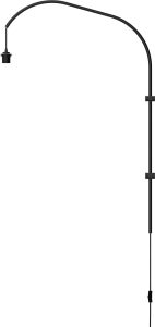 Ramię do lamp Willow Single czarne – stylowe, nowoczesne, metalowe, idealne do wnętrz
