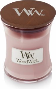 Świeca Core WoodWick Rosewood mała – naturalny wosk, elegancki zapach, przyjemne palenie