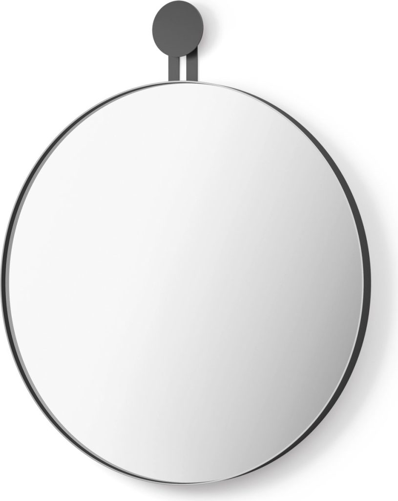 Lustro ścienne Morma okrągłe – elegancki design, średnica 60 cm, szkło, nowoczesny styl