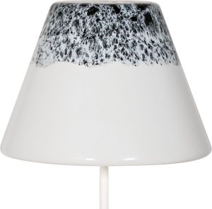 Abażur do lampy Swap czarno-biały ceramiczny – nowoczesny design, elegancka kolorystyka, trwały materiał
