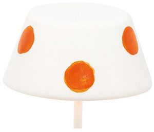 Abażur do lampy Swap Mini pomarańczowy ceramiczny – stylowy dodatek do wnętrza, mały rozmiar, ceramiczny materiał