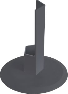 Stojak do lampy modułowej Pencil ciemnoszary obrotowy – nowoczesny design, funkcjonalność, regulacja