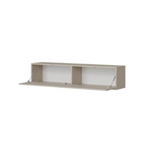 Szafka RTV wisząca kaszmir mat 140 cm Alto – nowoczesny design, funkcjonalność, kolor kaszmir, materiał MDF